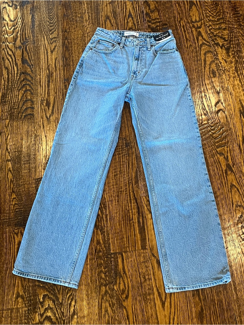 Abercrombie Curve Love - 90s relaxed light wash jeans